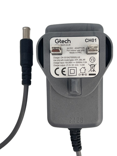 Gtech original charger cable - gtech,