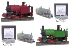 Fourdees Bagnall Saddle Tank Locomotive 009 / OO9 Kit for Bachmann Percy chassis