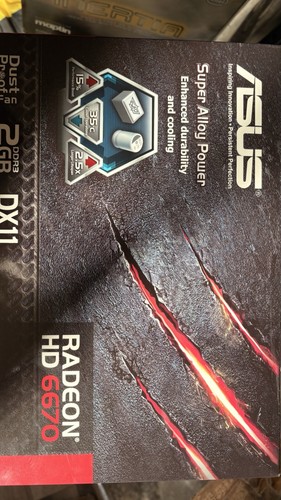 Asus radeon 6670 2gb ddr3 - asus,