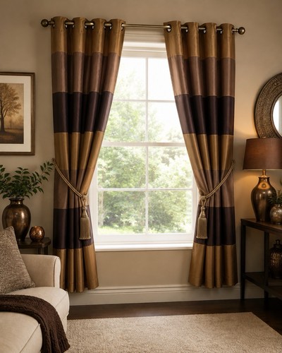 Next brown bronze gold striped - brown,