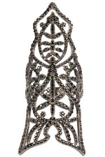 SILVER ARMOUR RING SIZE M 1/2