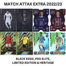 MATCH ATTAX EXTRA 22/23 2023 BLACK EDGE, PRO ELITE, LIMITED EDITION & 100 CLUB