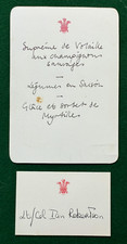 Antique royal menu highgrove - antique,