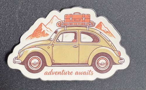 Adventure awaits beetle - vw,