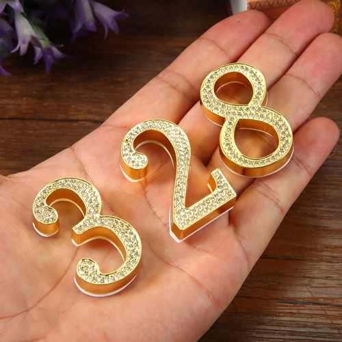 1pc metal house number - 1pc,