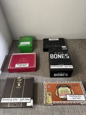 6 X Empty Assorted Cigar Boxes