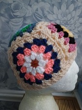 Crochet granny square hat 