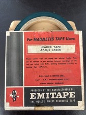 Vintage EMI Emitape Green