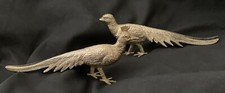 Pewter Metal Pheasant Peacock