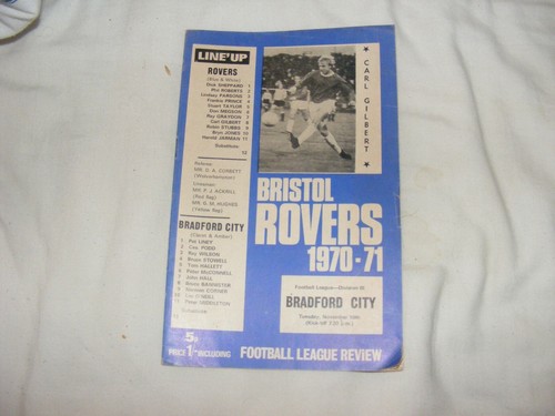 1970 1971 bristol rovers v - ,