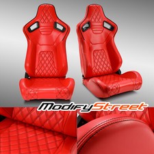2 x ALL RED DIAMOND PVC
