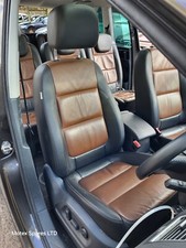 Seat Alhambra Front Seat Driver Side Brown Leather MK2 2010 - 2020 Damage