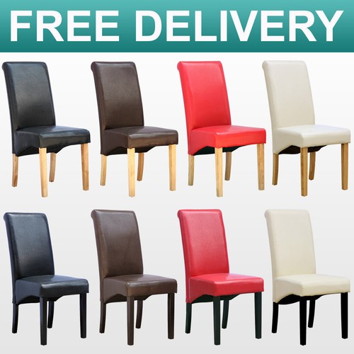 Dining chairs set - 2, faux