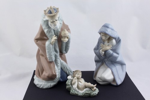 Lladro nativity piece set - lladro,