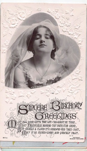 Postcard birthday greeting - postcard,