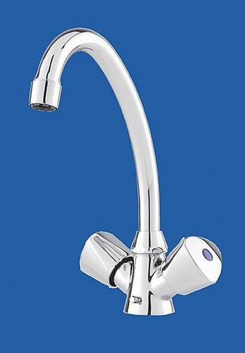 Vented mixer kitchen basin - mixer,