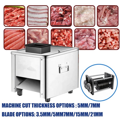 Electric meat cutting - cutting, machine