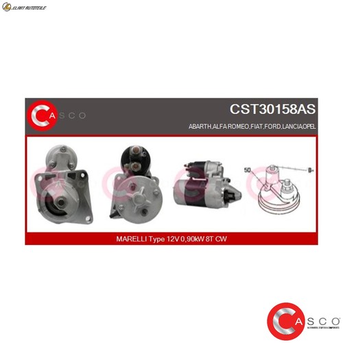 Starter cst30158as for alfa - starter,