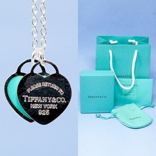 Tiffany Necklace Silver & Blue