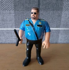 WWF Hasbro Series 1 The Big Bossman Wrestling Figure & Night Stick