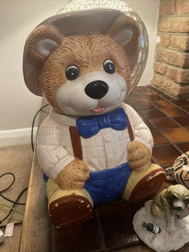 Vintage trappers happy bear - vintage,