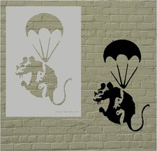 Reusable Banksy Paratrooper