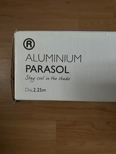 Large 2.25m alluminium parasol