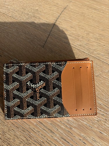 Goyard black brown leather - goyard,