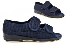 Womens wide fit slippers extra - fit,