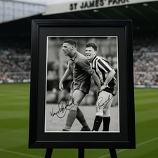 Signed Framed Paul Gascoigne