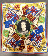 King Edward VIII Coronation Handkerchief Silk