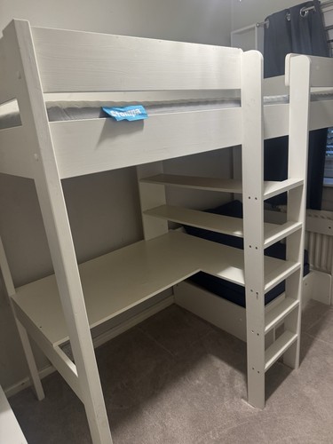 Stompa high rise bed with - , desk