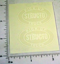 Pair Structo Pickup Truck Replacement Stickers ST-107