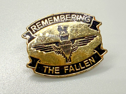 Vintage pin badge remembering - vintage,