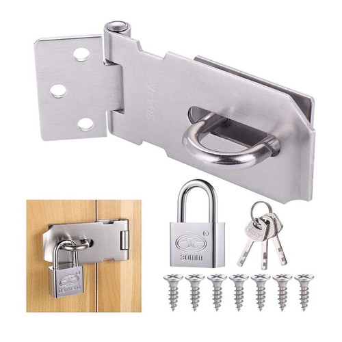 Staple padlock hasp - staple,