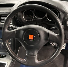 SUBARU IMPREZA STI STEERING WHEEL RB320 RED STITCHING HAWKEYE