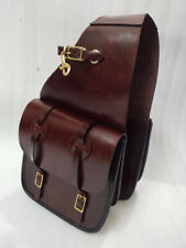 Genuine Leather Western Trail Horse Saddle Bag Free Shipping