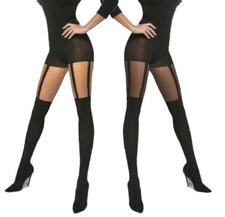 Mock Suspender Tights