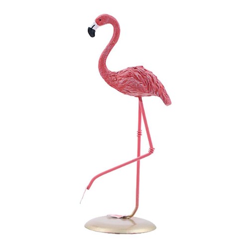 Decorative flamingo statue - decorative,