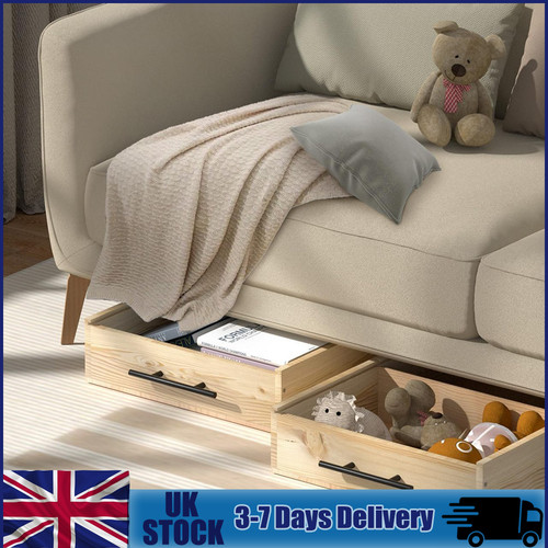 Wooden underbed storage drawer - storage,