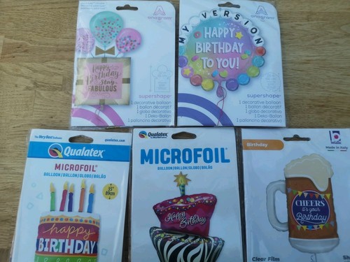 Jumbo happy birthday foil - x,