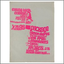 Free Ealing Tech College London 1968 Concert Poster (UK)