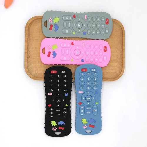 Silicone baby teether - silicone, tv