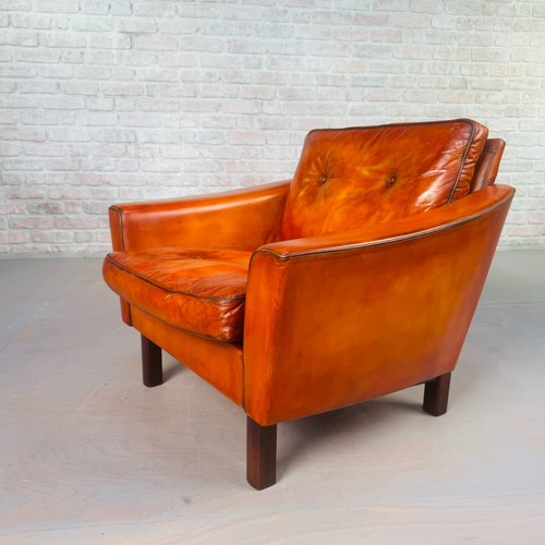 Vintage danish cognac leather - vintage,