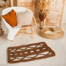 100% Handmade New Design Coir Floor Front Door Carpet for Home Entrance Décor