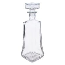 Whiskey Wine Decanter Bourbon Brandy Sherry Liqueur Alcohol Square Glass Bottle