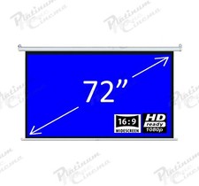 72" Electric HD Projector