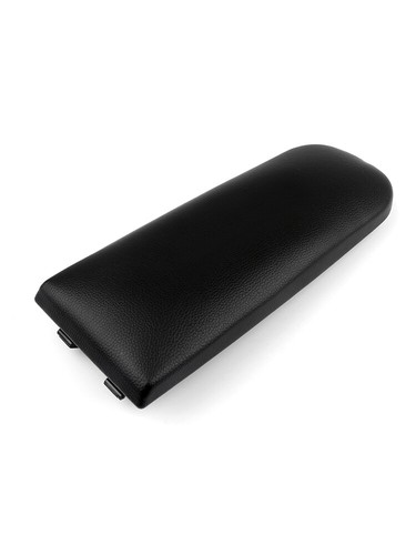 Black leather armrest - armrest, centre