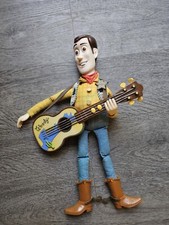 Rare Toy Story 2 Strummin Woody  Guitar (NOT WORKI) 17" Figure / Doll 1999