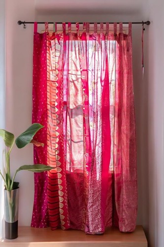 Old silk sari pink - 2, gypsy